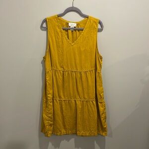 Linen Swing Dress